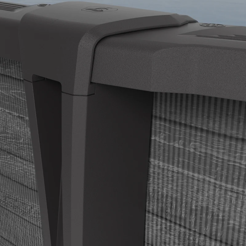 Piscine hors terre Pine Concrete - Ovale
