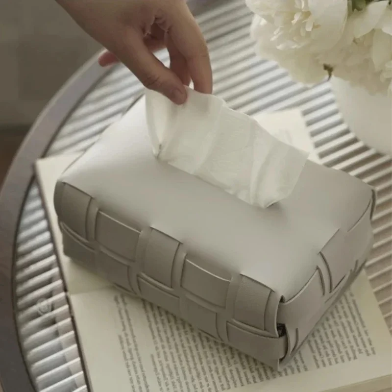 TissueMate – Tissue Holder med Ternet og Rektangulært Design
