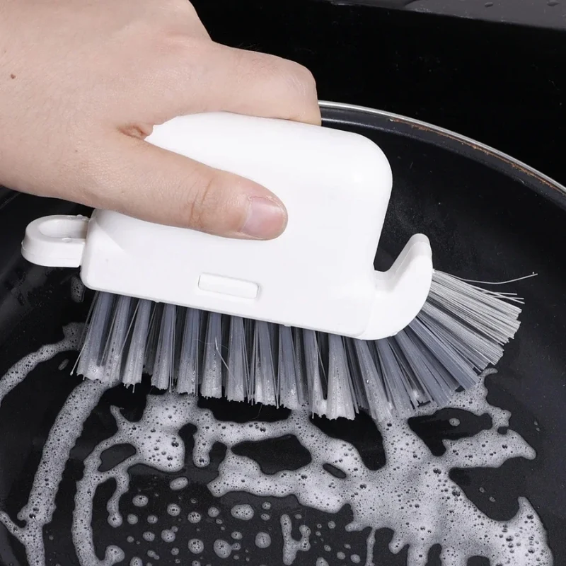 FlexBrush – 3 i 1 Rengøringsbørste med Indbygget Skraber og Pincet