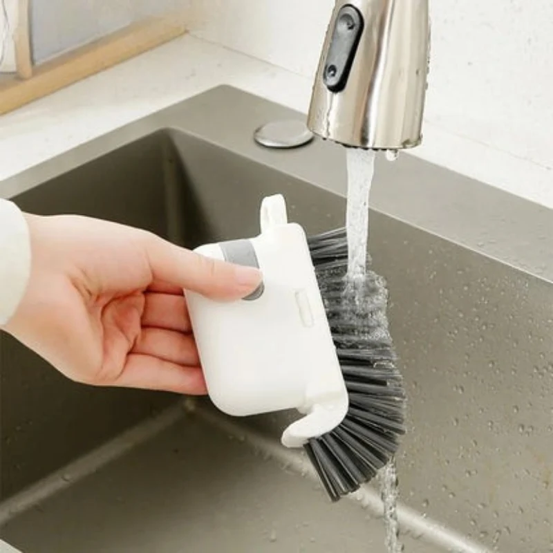 FlexBrush – 3 i 1 Rengøringsbørste med Indbygget Skraber og Pincet