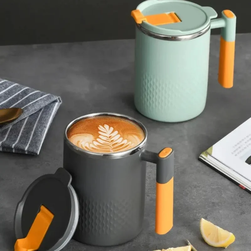SipGuard – Bærbar Kaffekop med Låg og Håndtag