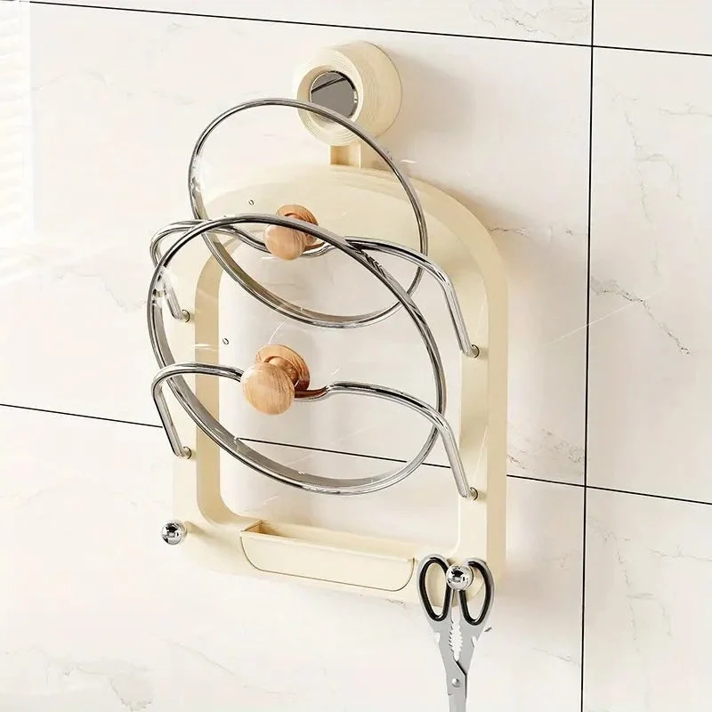LidStack - Multilags gryde lågsholder med vægmonteret design