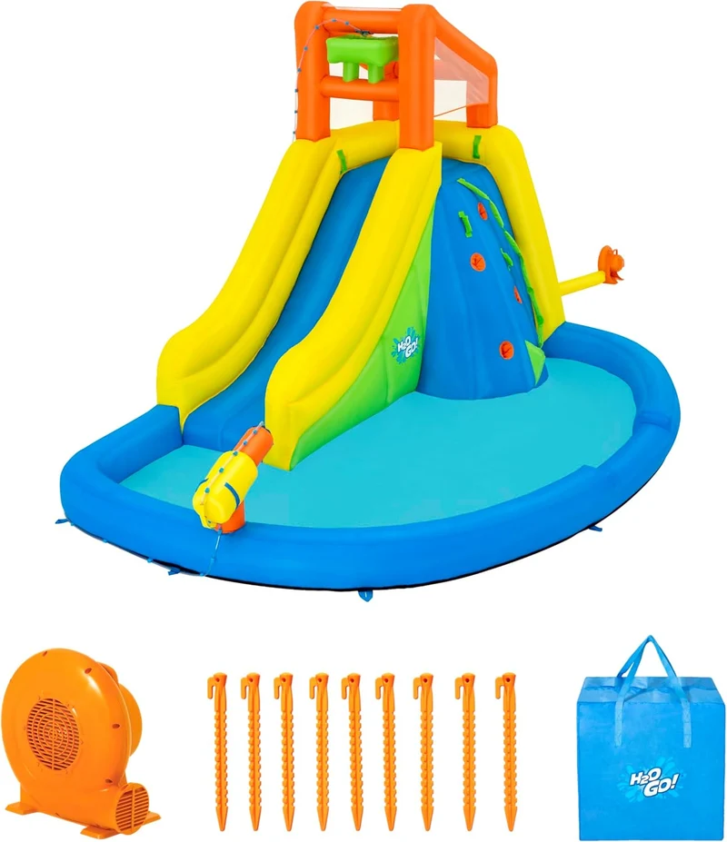 Bestway H2OGO! Mount Splashblast mega waterpark – 435 cm x 286 cm x 267 cm