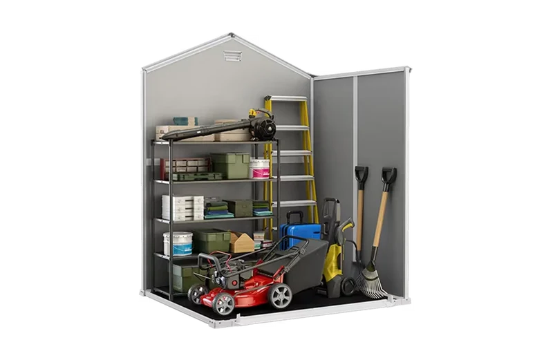 Keter - Caseta de exterior Manor 6x5 gris