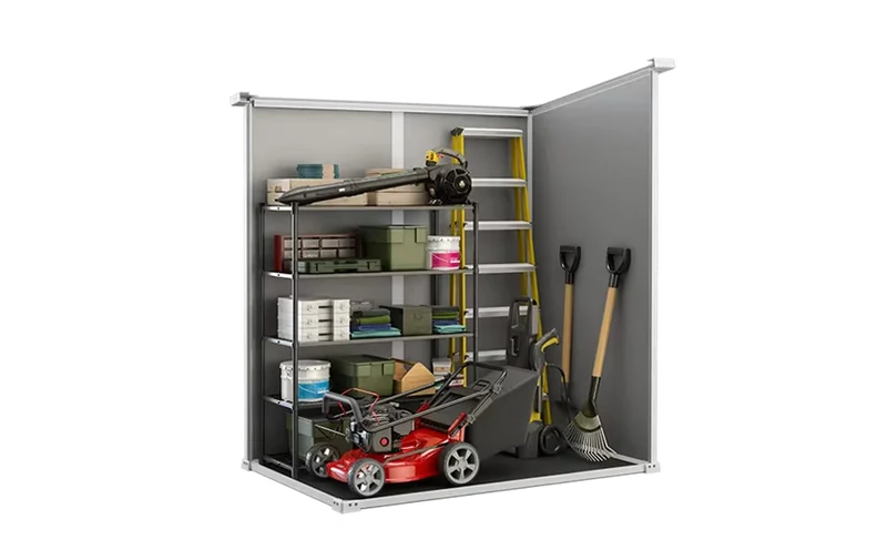 Keter - Caseta de exterior Manor Pent 6x4 gris