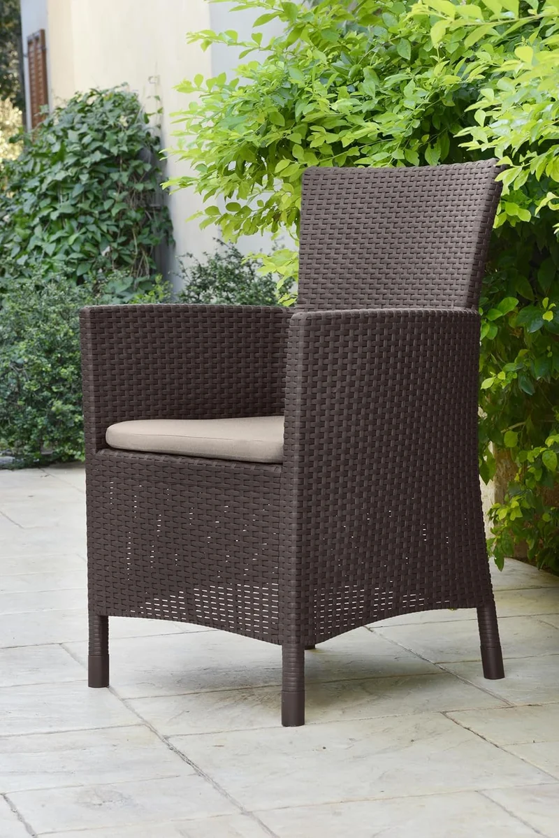 Keter - Sillón de exterior Iowa marrón