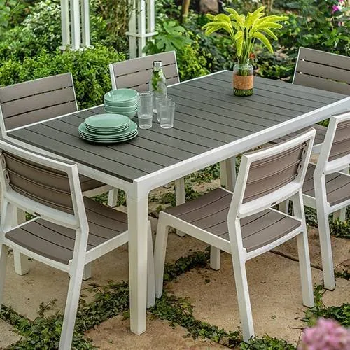 Keter - Silla de exterior Harmony beige/topo