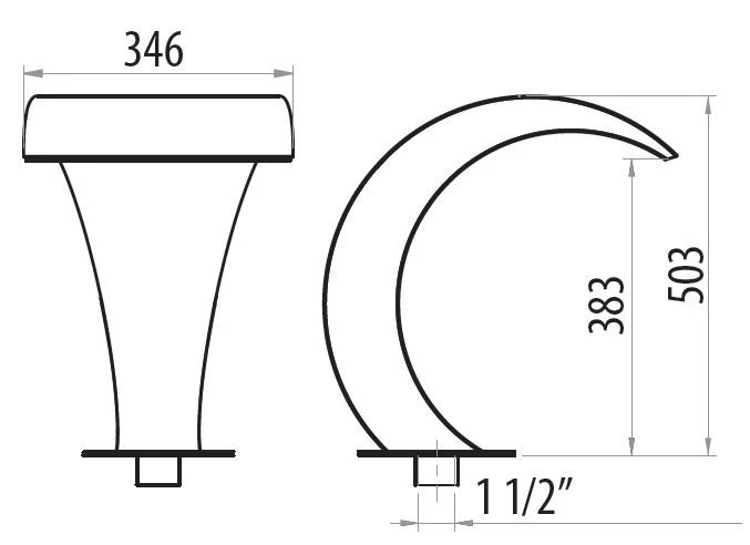 Mini Waterval Satine – RVS 304