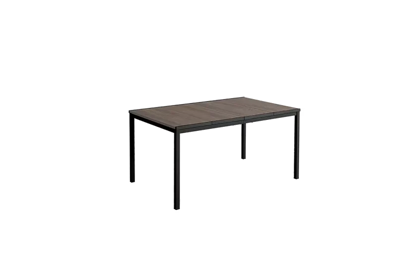 Keter - Mesa de comedor de exterior Porto 160 negro/madera oscuro