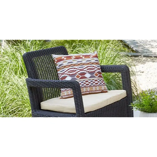 Keter - Conjunto de exterior 4 plazas Rosalie Lounge grafito