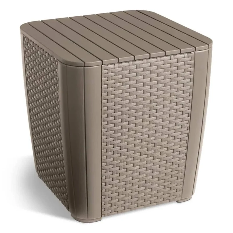 Keter - Conjunto de exterior 2 plazas Iowa Balcony capuchino