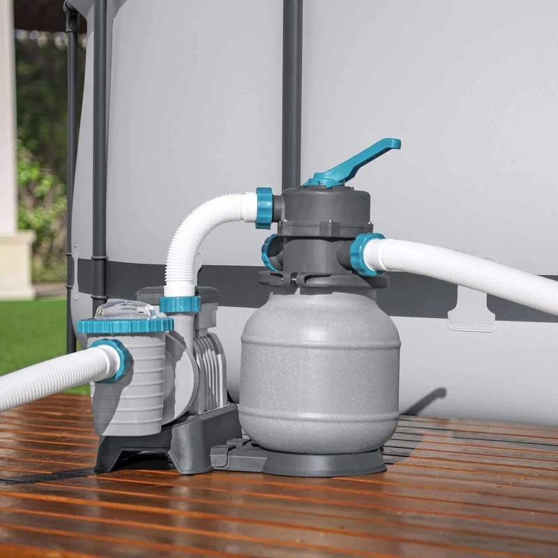Bestway – Flowclear depuradora de arena 6.056 L/h para piscinas elevadas
