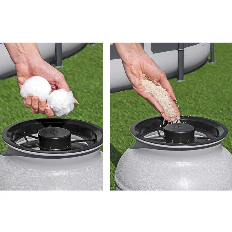 Bestway – Flowclear depuradora de arena 6.056 L/h para piscinas elevadas