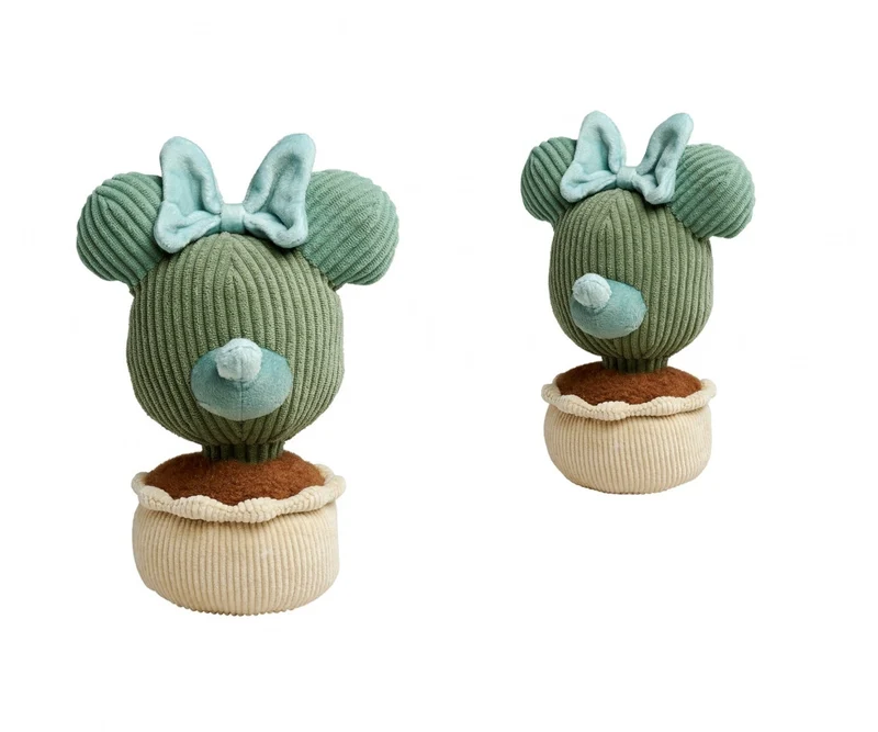 Disney Minnie Mouse Pluche Plant - 18 cm
