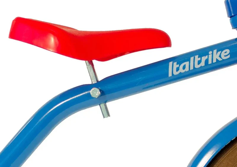 Tricycle Colorama Bleu Italtrike Pour Enfants 3 À 5 Ans Châssis Solide Et Selle Réglable Pour Conduite Sécurisée