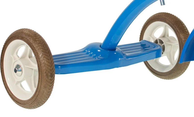 Tricycle Super Lucy Colorama Bleu Italtrike Pour Enfants 2 À 5 Ans Métal Robuste Guidon Chromé Roues En Gomme
