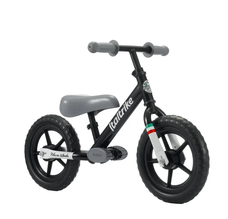 Draisienne Pista Italtrike Acier Robuste Roues 12 EVA Noires Confort Et Sécurité Pour Enfants 2 À 5 Ans
