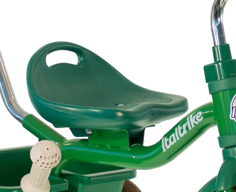 Tricycle Passenger Primavera Vert Italtrike Pour Enfants 2 À 5 Ans Robuste Et Sécurisé