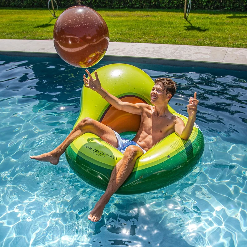 Swim Essentials Opblaas Avocado + Strandbal