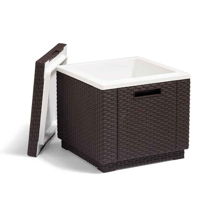 Keter - Nevera de jardín Ice Cube marrón