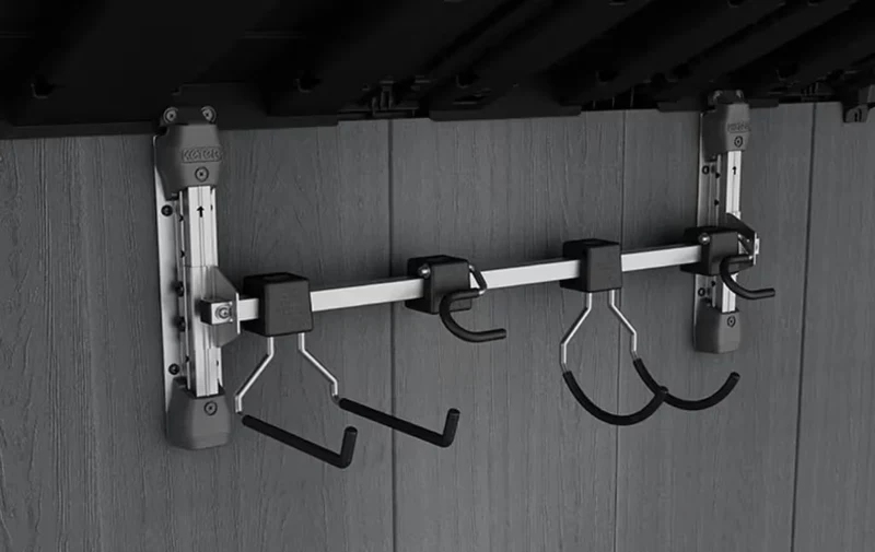 Keter - Colgador multiusos metal/negro