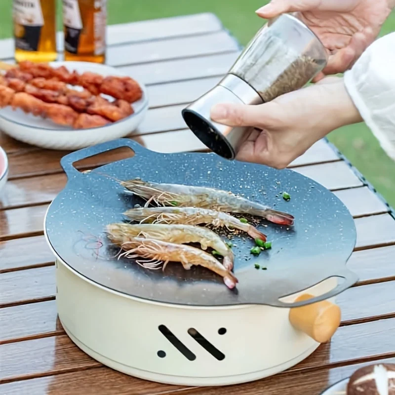GrillMate - Barbecuegrill med Håndtag og Bærbart Design