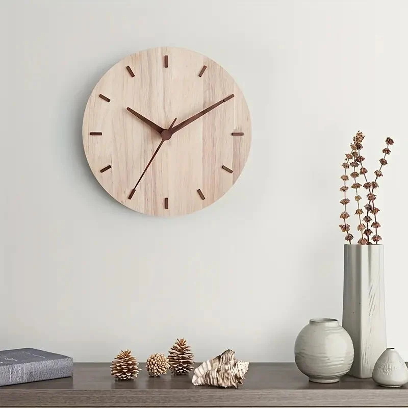 OrbitClock - Kreativt Rundt Vægur med Nordisk Design
