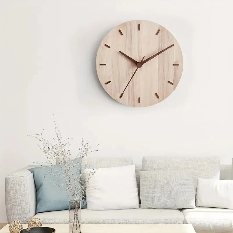 OrbitClock - Kreativt Rundt Vægur med Nordisk Design
