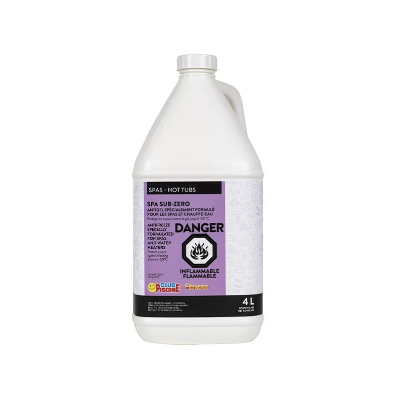 Antigel pour spa et chauffe-eau - 4 L