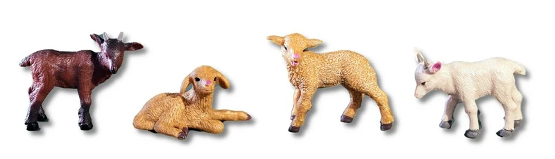 Agnello in PVC modelli assortiti cm 7 x 5