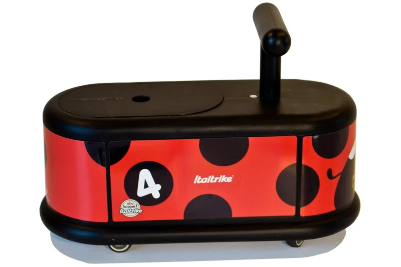 Porteur Coccinelle La Cosa 1 Animaux Italtrike Pour Enfants 1 À 6 Ans Ludique Avec Roues Multidirectionnelles