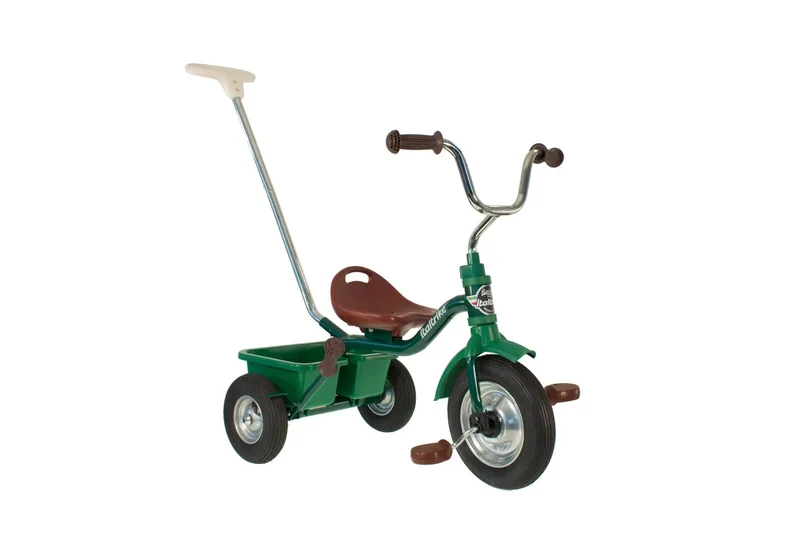 Tricycle Racing Brooklands Vert Italtrike Pour Enfants 2 à 6 Ans Pneus PU Robustes