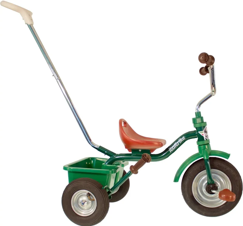 Tricycle Racing Brooklands Vert Italtrike Pour Enfants 2 à 6 Ans Pneus PU Robustes
