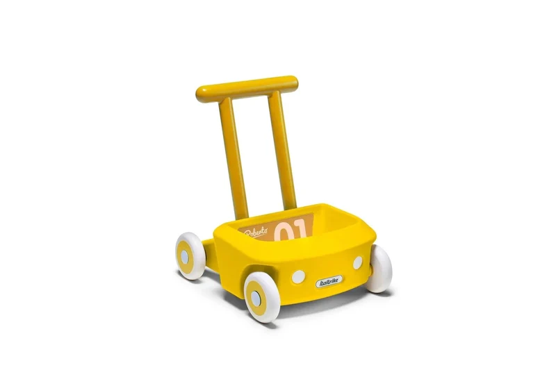 Italtrike Roberto Chariot De Marche Jaune Pour Enfants Motricité Sécurisée Et Durable