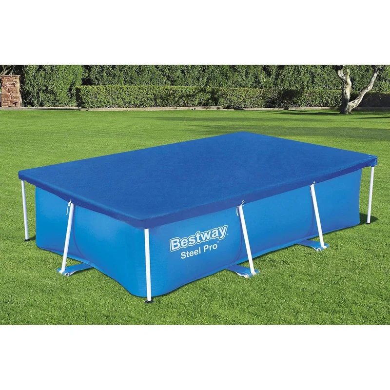 Bestway - Cobertor de verano rectangular para piscina desmontable
