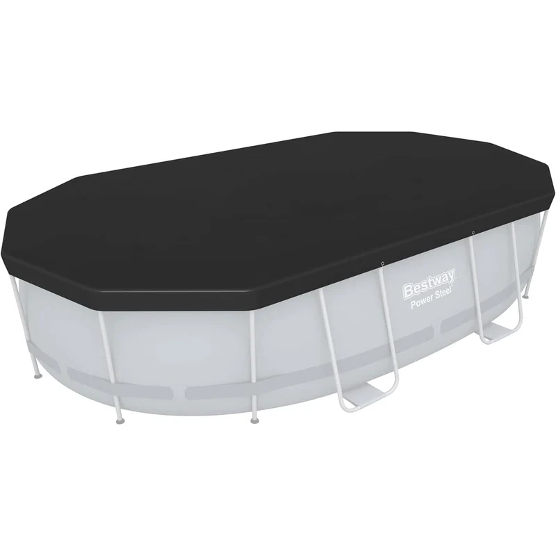 Bestway - Cobertor de invierno ovalado para piscina desmontable