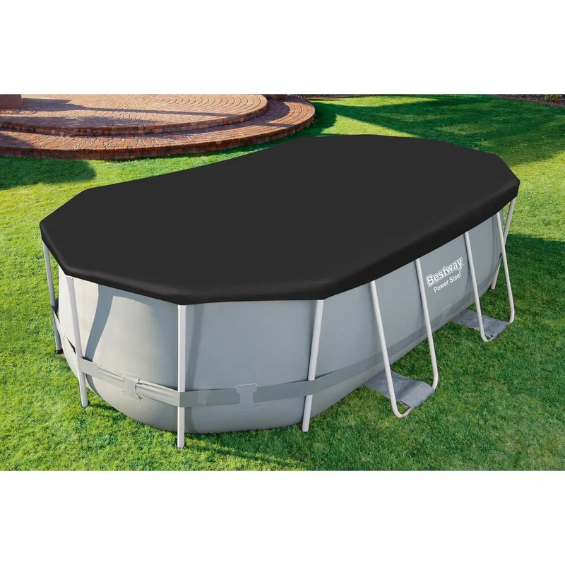 Bestway - Cobertor de invierno ovalado para piscina desmontable