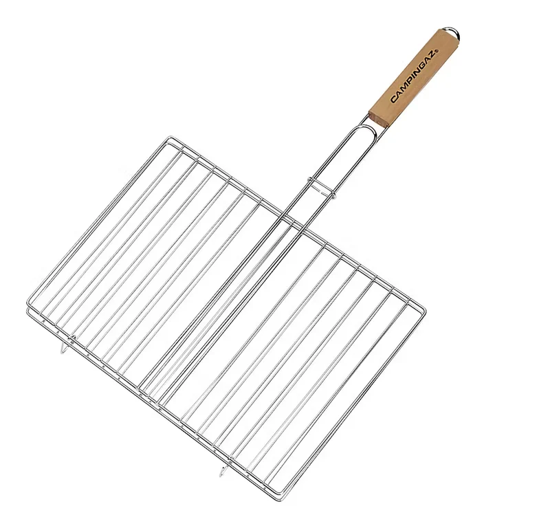 Campingaz - Cesta Parrilla Grande Doble Rejilla Rectangular (48 × 27,5 cm)