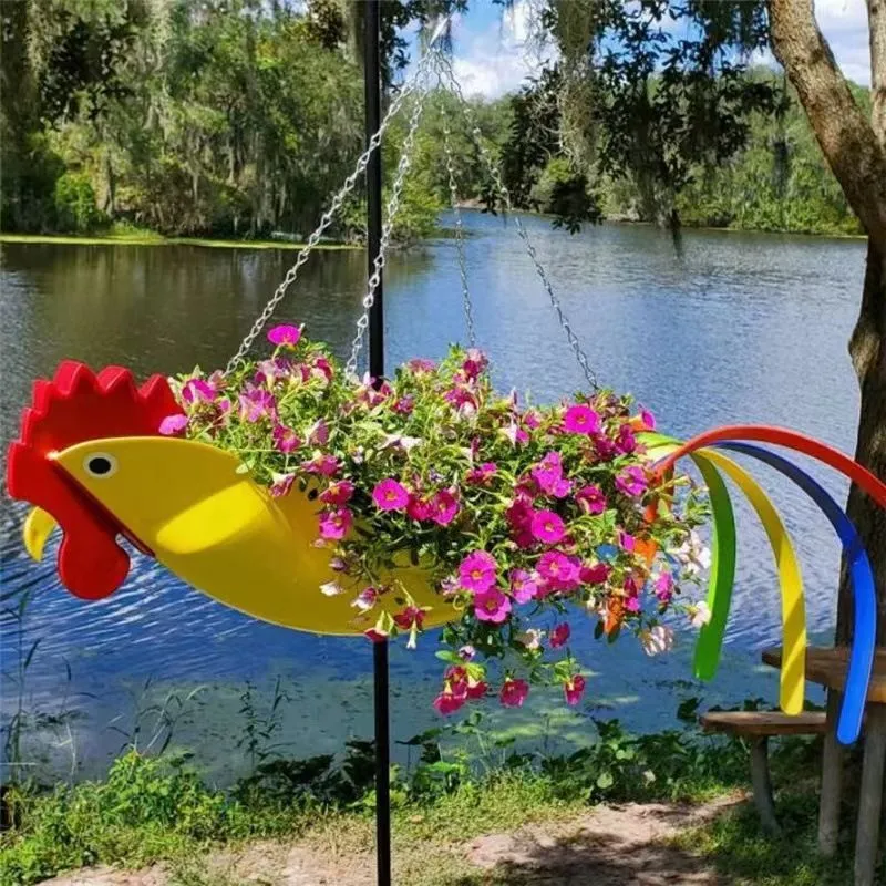 BirdBloom – Hængende Blomsterpotte med Fugl inspireret Design