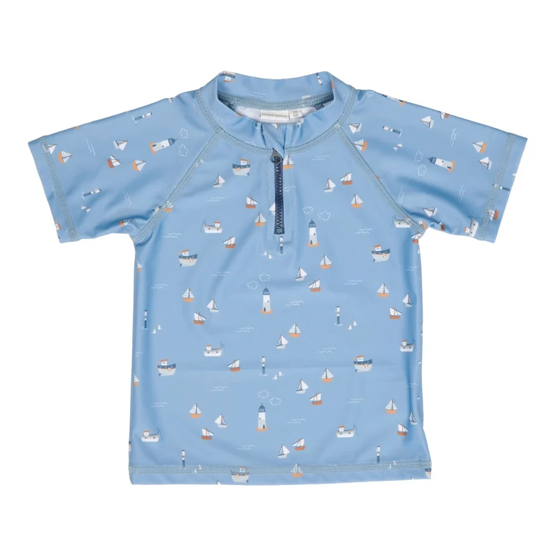 Badeshirt Sailors Bay Dark Blue | Little Dutch
