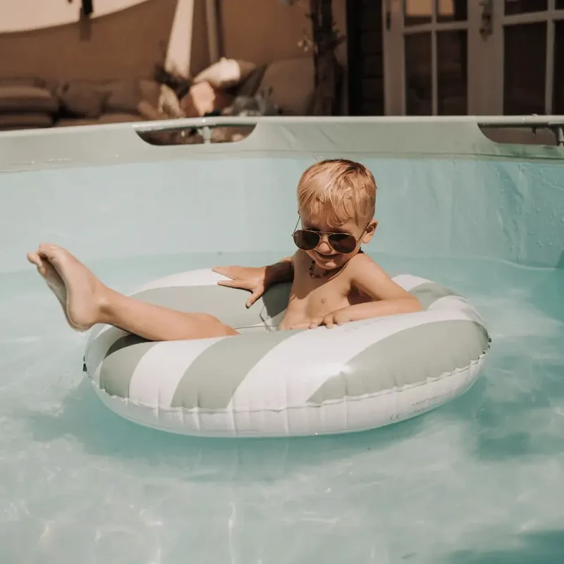 Bouée de Piscine - vert et blanche, 90 cm - Swim Essentials
