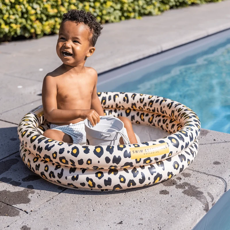 Piscine bébé à Imprimé Léopard - Beige, 60 cm - Swim Essentials