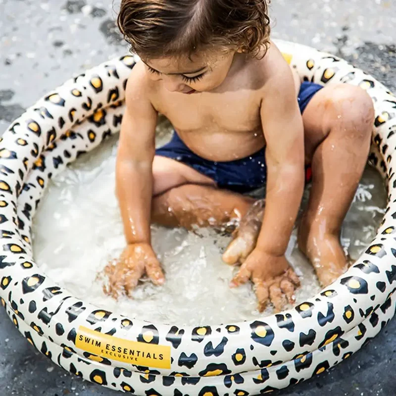 Piscine bébé à Imprimé Léopard - Beige, 60 cm - Swim Essentials