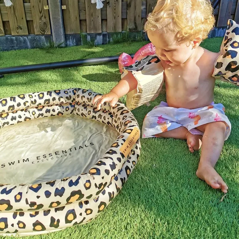 Piscine bébé à Imprimé Léopard - Beige, 60 cm - Swim Essentials