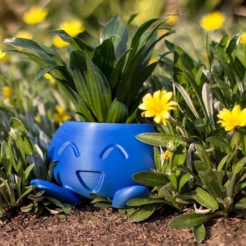 BlissPot - Dekorativ Blomsterpotte med Smiley
