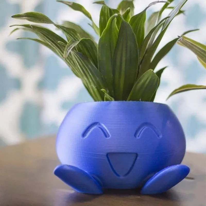 BlissPot - Dekorativ Blomsterpotte med Smiley