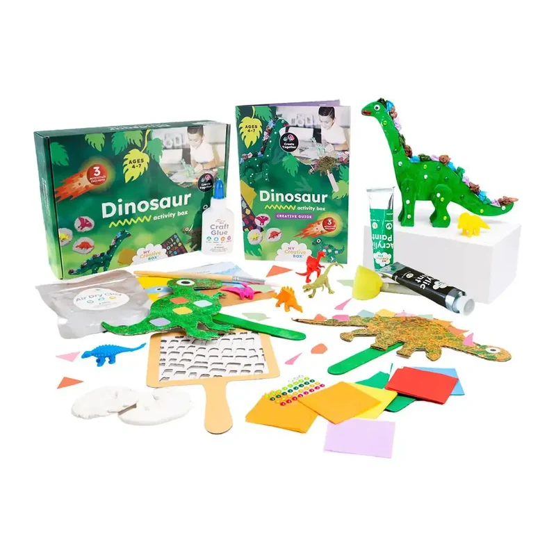 Mini kit créatif sur les dinosaures - My Creative Box