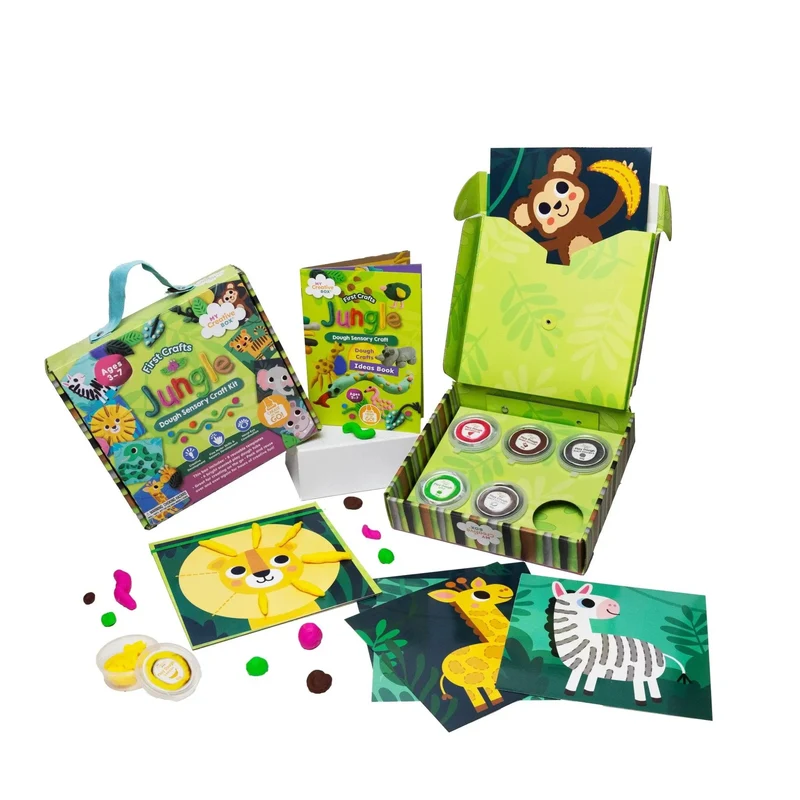 Boîte de bricolage sensorielle First Crafts Jungle Dough - My Creative Box