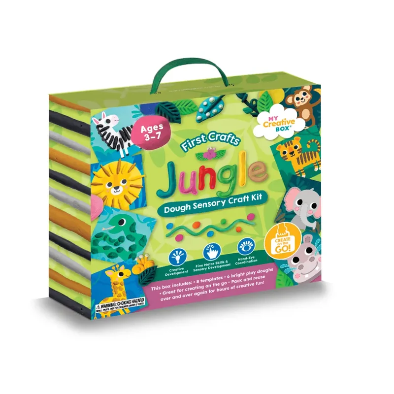 Boîte de bricolage sensorielle First Crafts Jungle Dough - My Creative Box