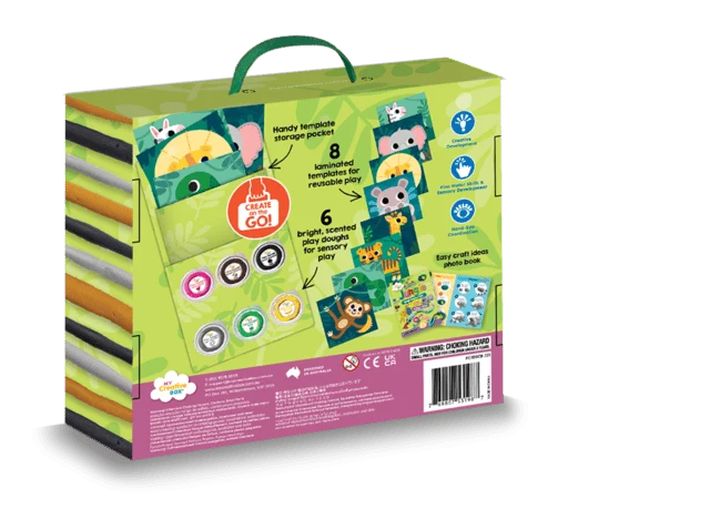 Boîte de bricolage sensorielle First Crafts Jungle Dough - My Creative Box